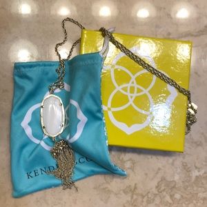 Kendra Scott Rayne Necklace White Mother of Pearl
